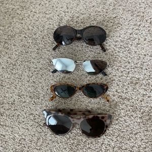 Set of vintage small sunglasses